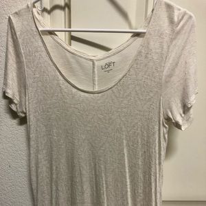 Loft scoopneck tee